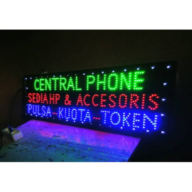 Led sign / tulisan lampu led papan nama besarrr