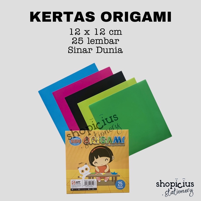 

Kertas Lipat Origami Sinar Dunia Sidu