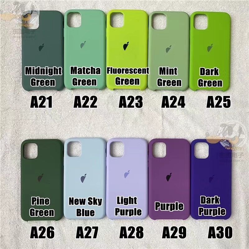 Case Silikon Cair iphone 14 Pro MAX 13 Pro MAX 12 Pro MAX 11 Pro MAX XR Xs MAX 7plus8 Plus 6S Plus Pencegah Jatuh Serat Bertatahkan logo Soft Casing