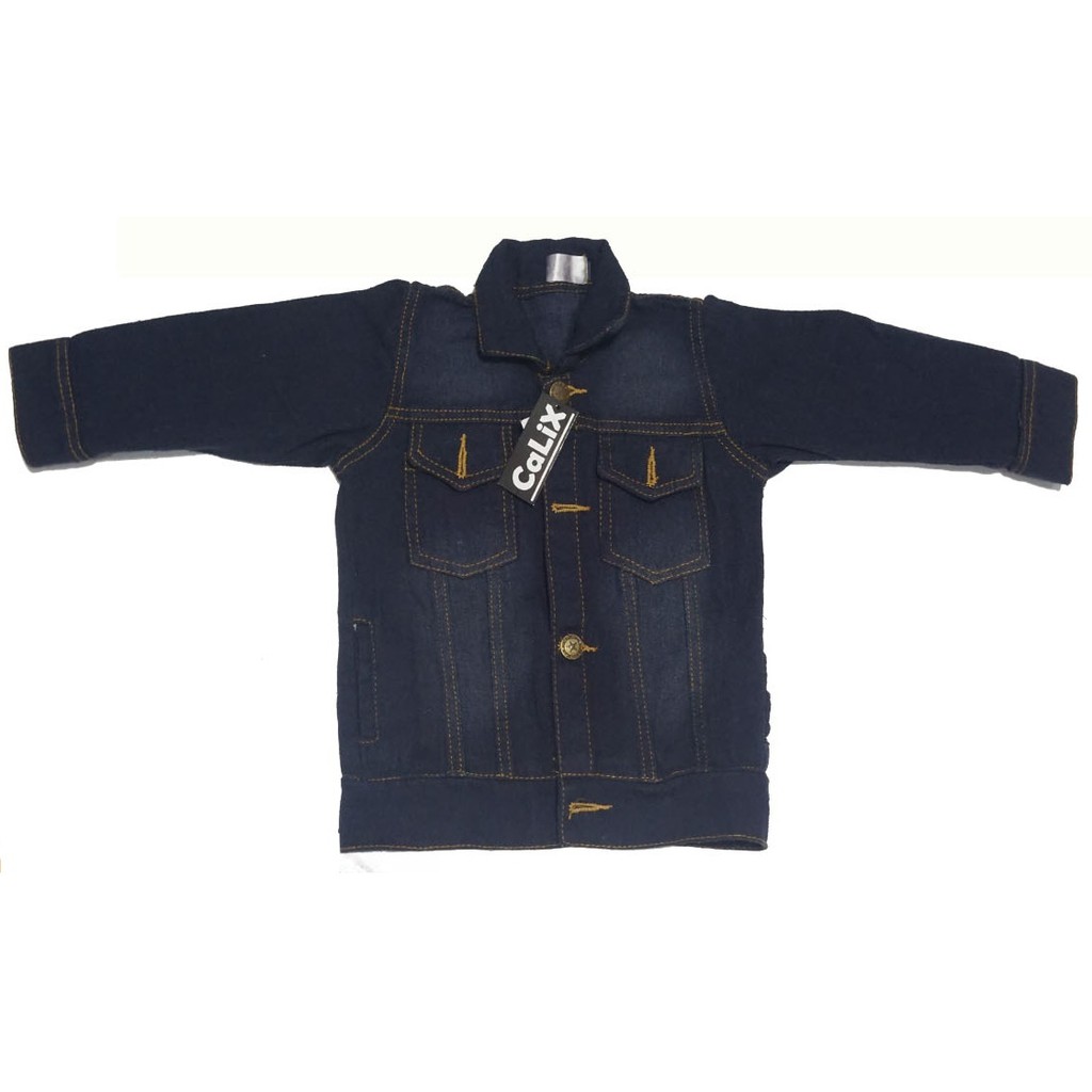 Jaket Jeans Anak High Quality Unisex Bisa Cowo Cewe Bahan Tebal Baju Anak Murah