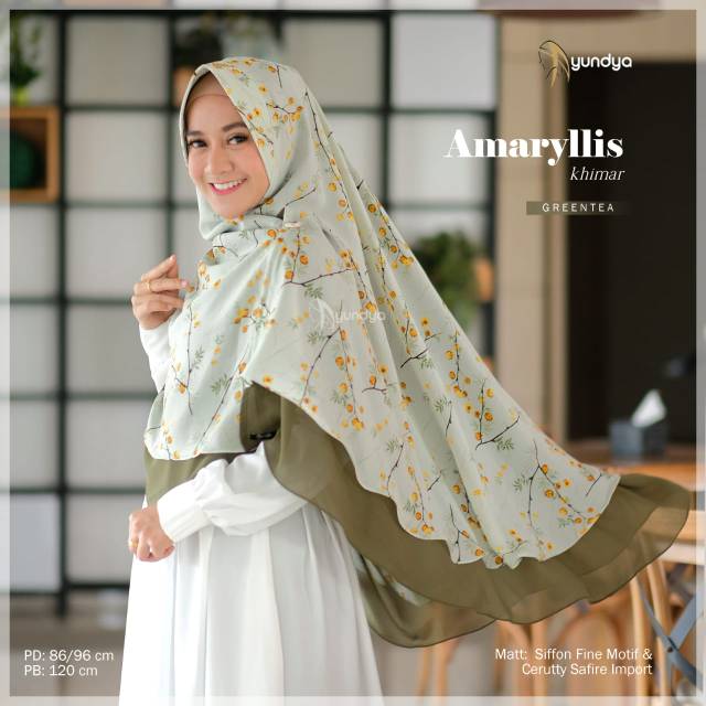 KHIMAR AMARILIS KHIMAR TWOTONE ||  AYUNDYA