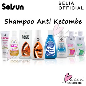 ❤ BELIA ❤ SELSUN Shampoo Conditioner Series | Sampo anti ketombe Blue 5 Yellow Gold 7 Herbal Flower