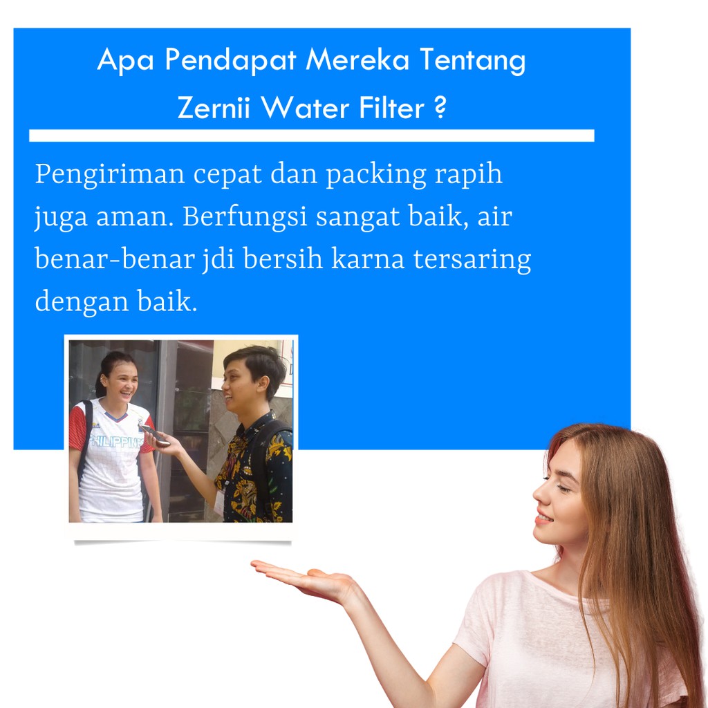 Penjernih Kran Air Sumur Bor Zernii Water Filter Zerni Saringan Pembersih Dan Penyaring Kran Wastafel Cuci Piring Air Kotor Dan Keruh