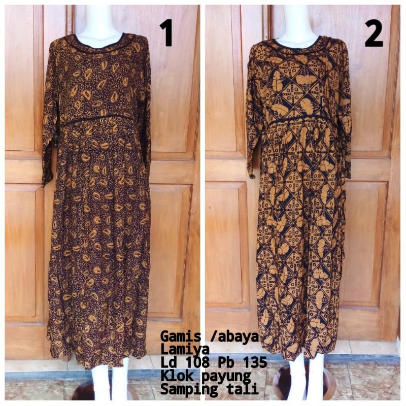 Longdress / Abaya Lamiya Batik Ceria