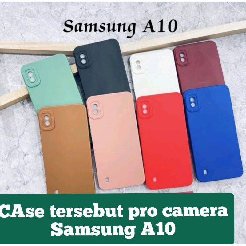 CASE TERBARU MACARON PRO CAMERA SAMSUNG A10