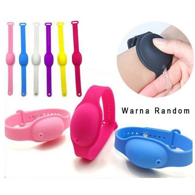 Gelang Silikon Hand Sanitizer OVAL Body Lotion Anak-Anak Dewasa