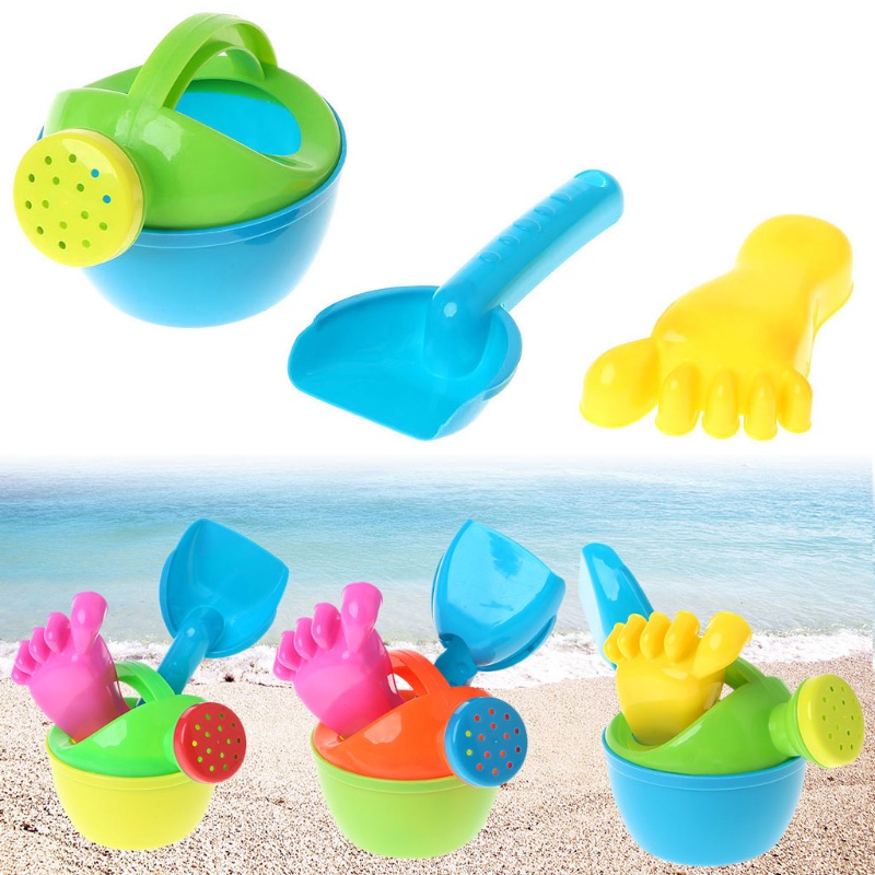 Mary 3pcs/set Pot Bunga Mandi Bayi Anak Pantai Pasir Untuk Bermain Mainan Edukasi Lucu To