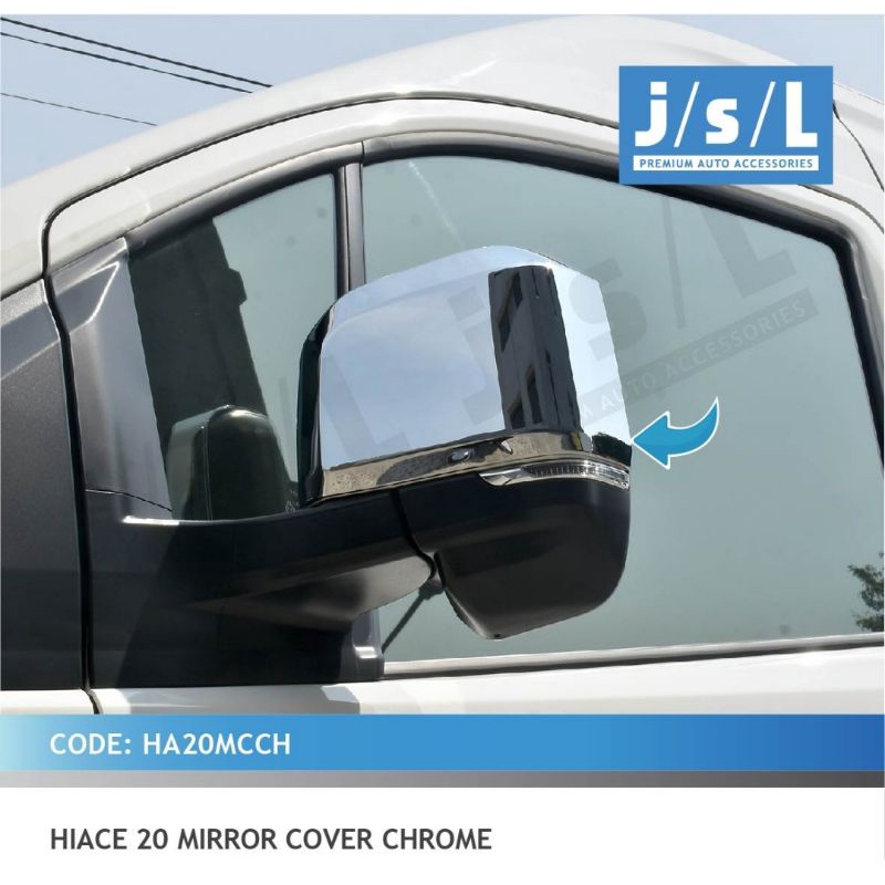 cover spion Hiace 2020 mirror cover chrome jsl