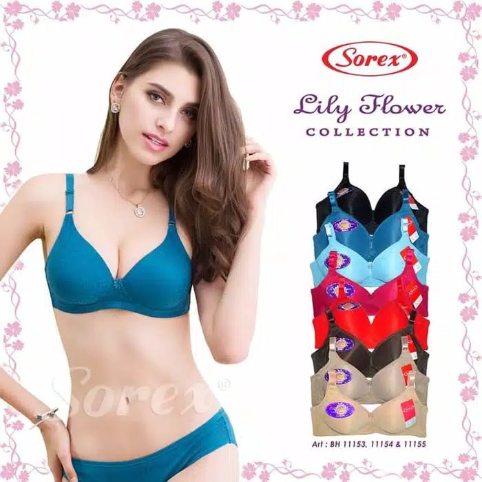 sogo Bra Sorex 11155 BH Tanpa Kawat Cup Besar Cup C Murah Berkualitas