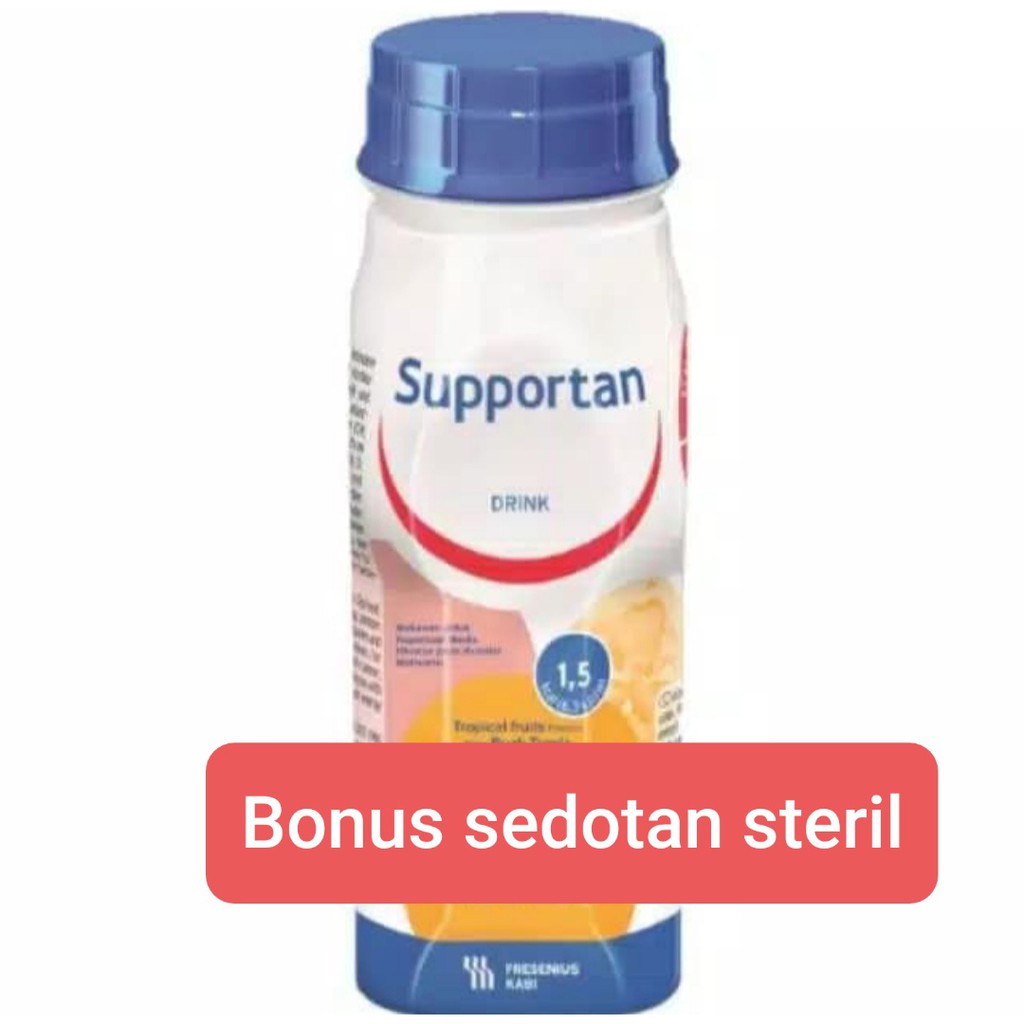 Susu supportan drink 200 ml susu nutrisi lengkap 300 kalori per botol