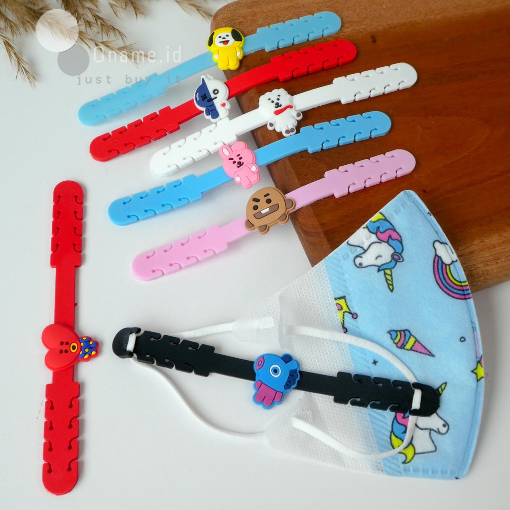 Oname.id Konektor Masker Anak Dan Dewasa Pengait Masker Konektor Masker Polos Import