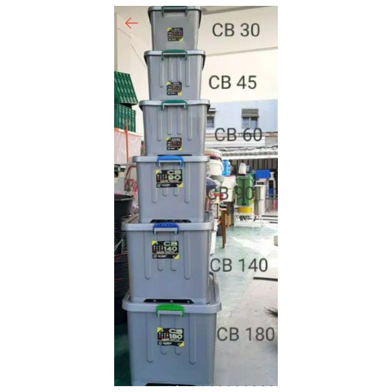 BOX CONTAINER MPW PRODUCT /CONTAINER MPW 180  140 90 60 45 30 SILVER MPW