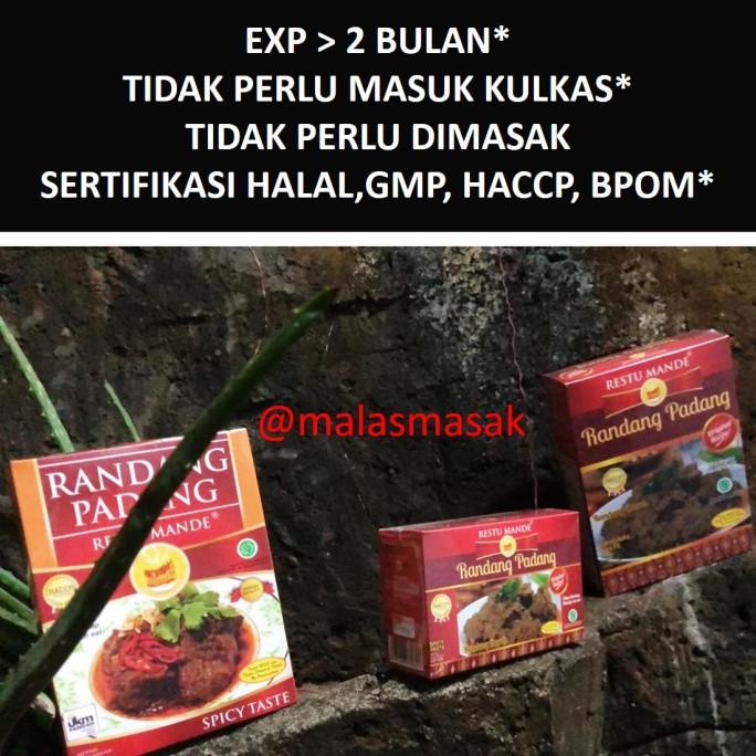 

PROMO Rendang Padang Asli Daging Sapi Restu Mande. Bukan Frozen Food MURAH