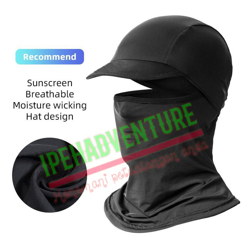 topi sepeda rockbros masker