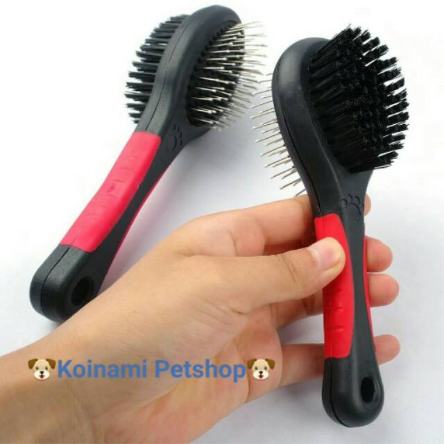 SISIR DOUBLE SIKAT / SISIR KUCING / SISIR ANJING / GROOMING / AKSESORIS ANJING KUCING