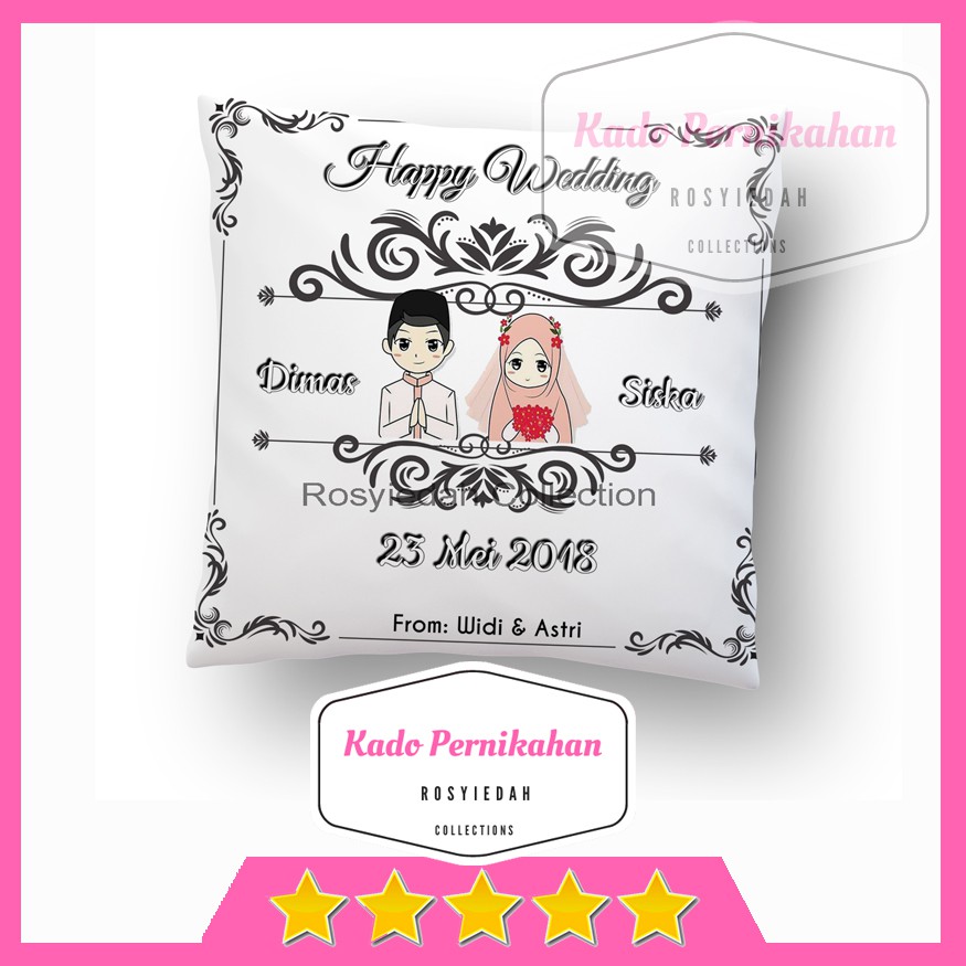 Bantal Kado Pernikahan Edisi 12 bantal foto kado pernikahan kado ulang