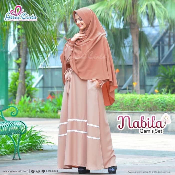 READY UP GAMIS NABILA SET BY GERAI CINTA - ABU-ABU MUDA, M