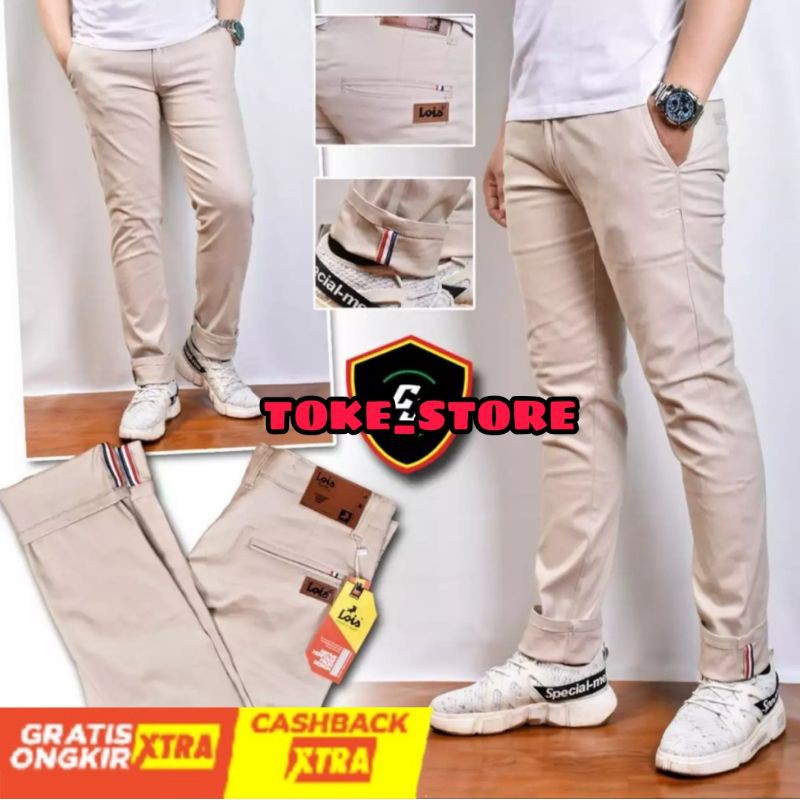 (PROMO)CELANA PANJANG CHINOS PRIA/CELANA PANJANG PRIA ORIGINAL/CELANA CHINO/PREMIUM/TERLARIS/COD