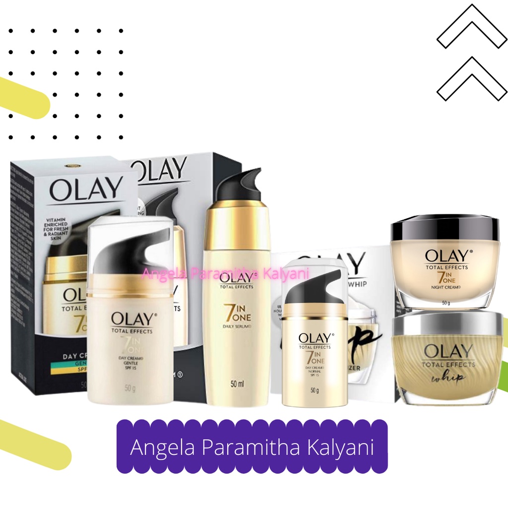 OLAY Perawatan Anti Aging Cream/Total effect/ Serum / Sabun Muka / Krim Pagi / Malam/Whip cream