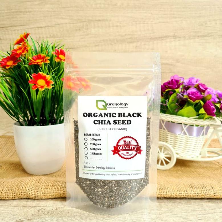 

[DISCOUNT ZRK40] Organic Chia Seed Peru kualitas terbaik (100 gram) by Granology Super Promo