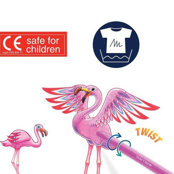 

TERMURAH!!! Faber-Castell Twist Crayon Set 24