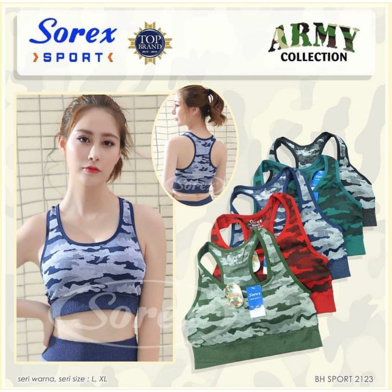 BH / Bra SportBra SOREX 2123 Army Collection Freesize