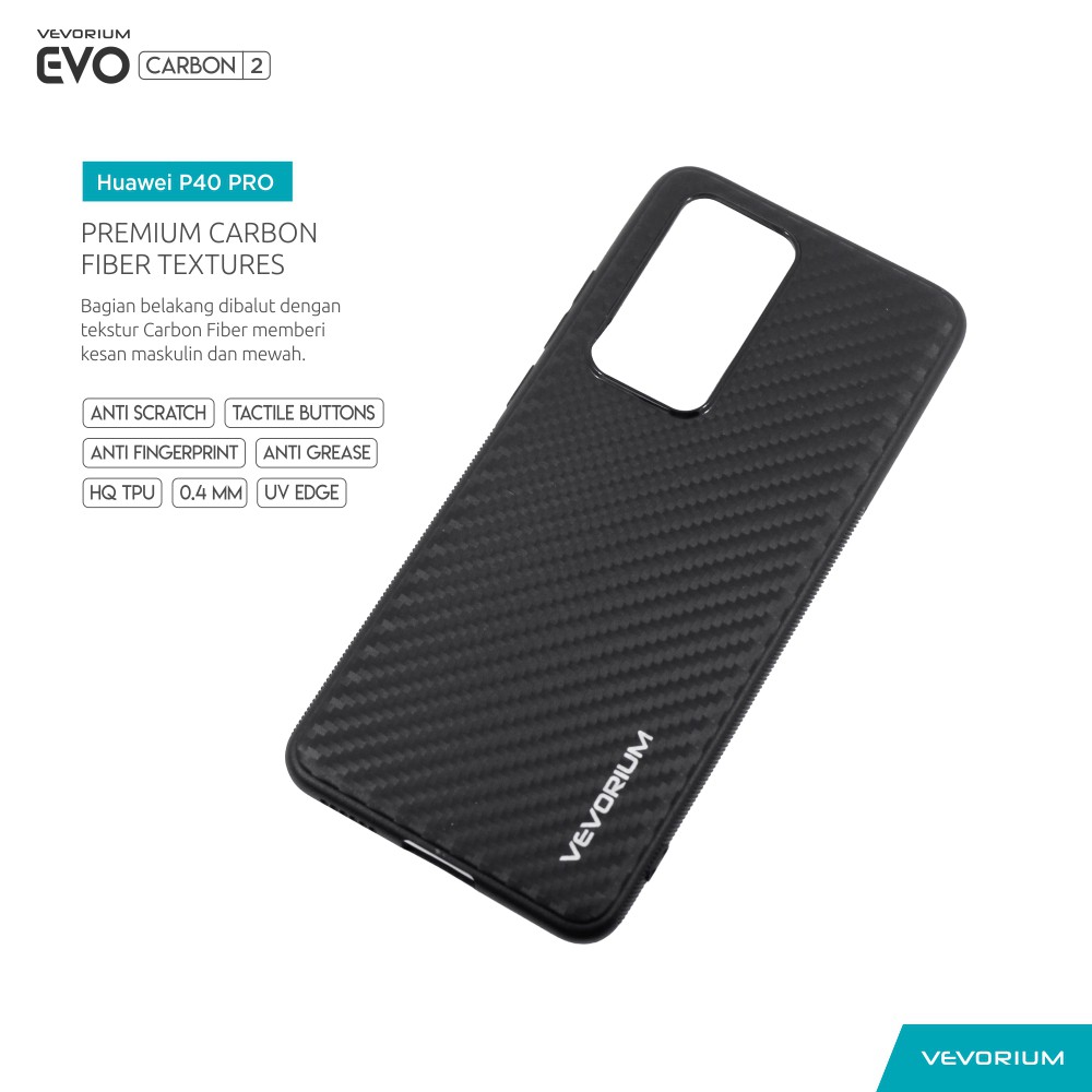 VEVORIUM EVO CARBON Huawei P40 PRO Soft Case Softcase