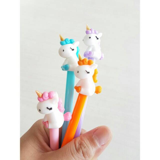

Pulpen Gel Unicorn Duduk 0.5mm