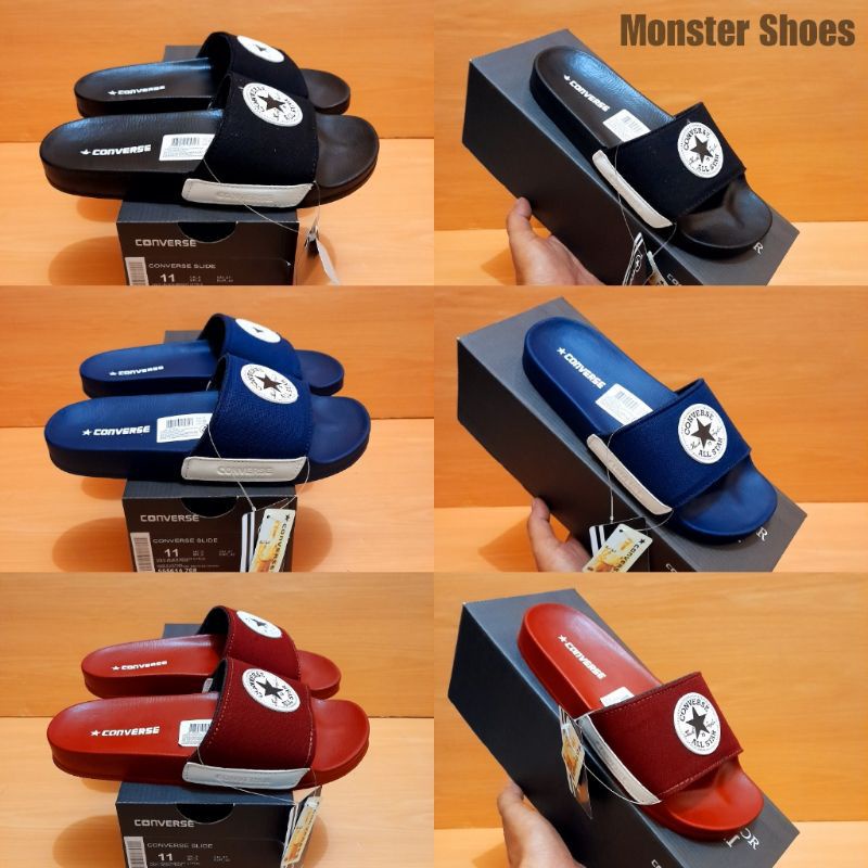 Sandal Slide pria/wanita Bisa Couple • Sandal Converse Original BNIB • Sandal Slide/slip On