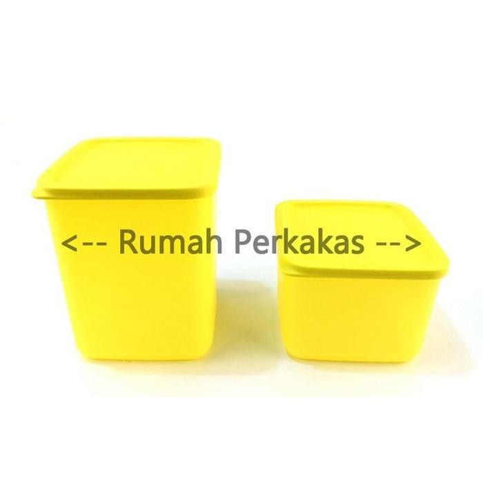 (DISKON FLASH SALE) Tupperware Tropical Fiesta TOPLES KUNING 2PCS MEDIUM LARGE TERMURAH