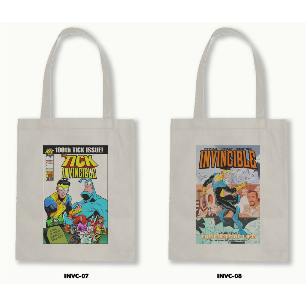 TOTE BAG BLACU - INVINCIBLE