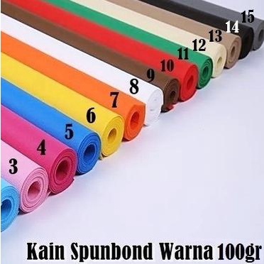 ❅ Kain Goodie Bag Tebal / Kain Spunbond Meteran / Kain Furing 100gr ➨