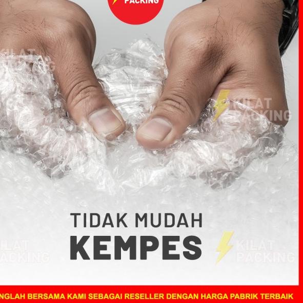 

♚ Bubble Wrap 50m x 30cm BLACK (HITAM) premium delkomas ➲