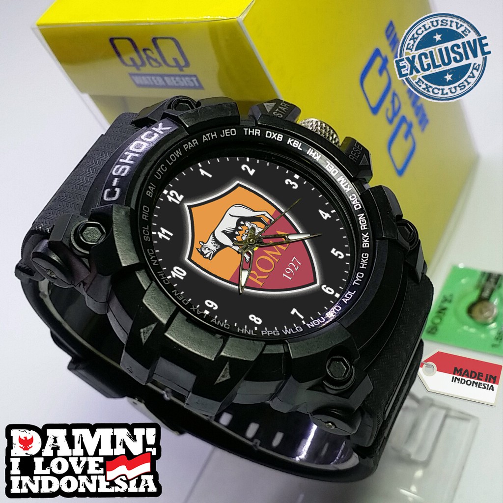 Jam Tangan Custom AS ROMA 2 Outdoor