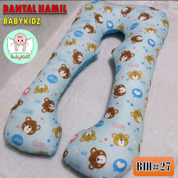 Bantal Ibu Hamil Bantal Penyangga Perut Bantal Tidur Hamil Motif Karakter Lucu