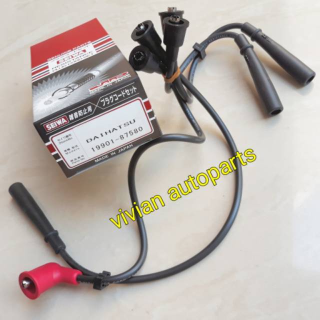 KABEL BUSI DAIHATSU ZEBRA 1.0 / S88 JAPAN SEIWA 19901-87580