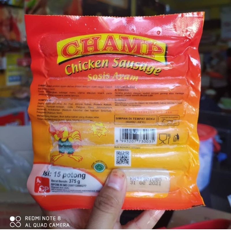 

Champ sosis ayam 375gr