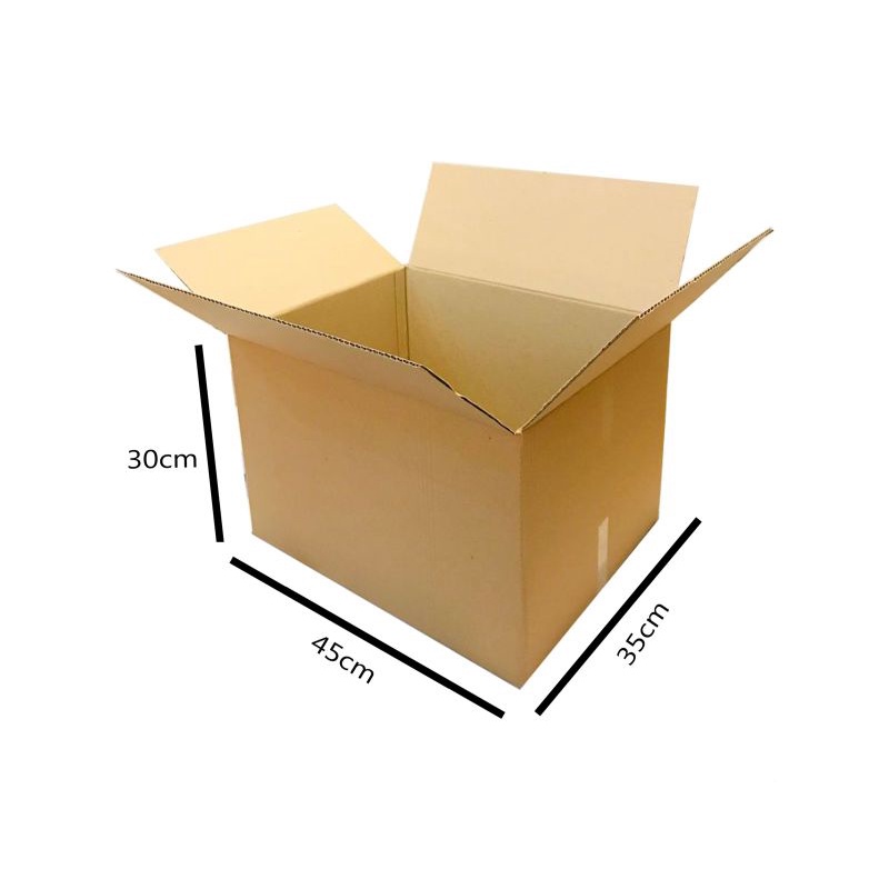 

Kardus Polos Baru Uk 45x35x30 cm, New