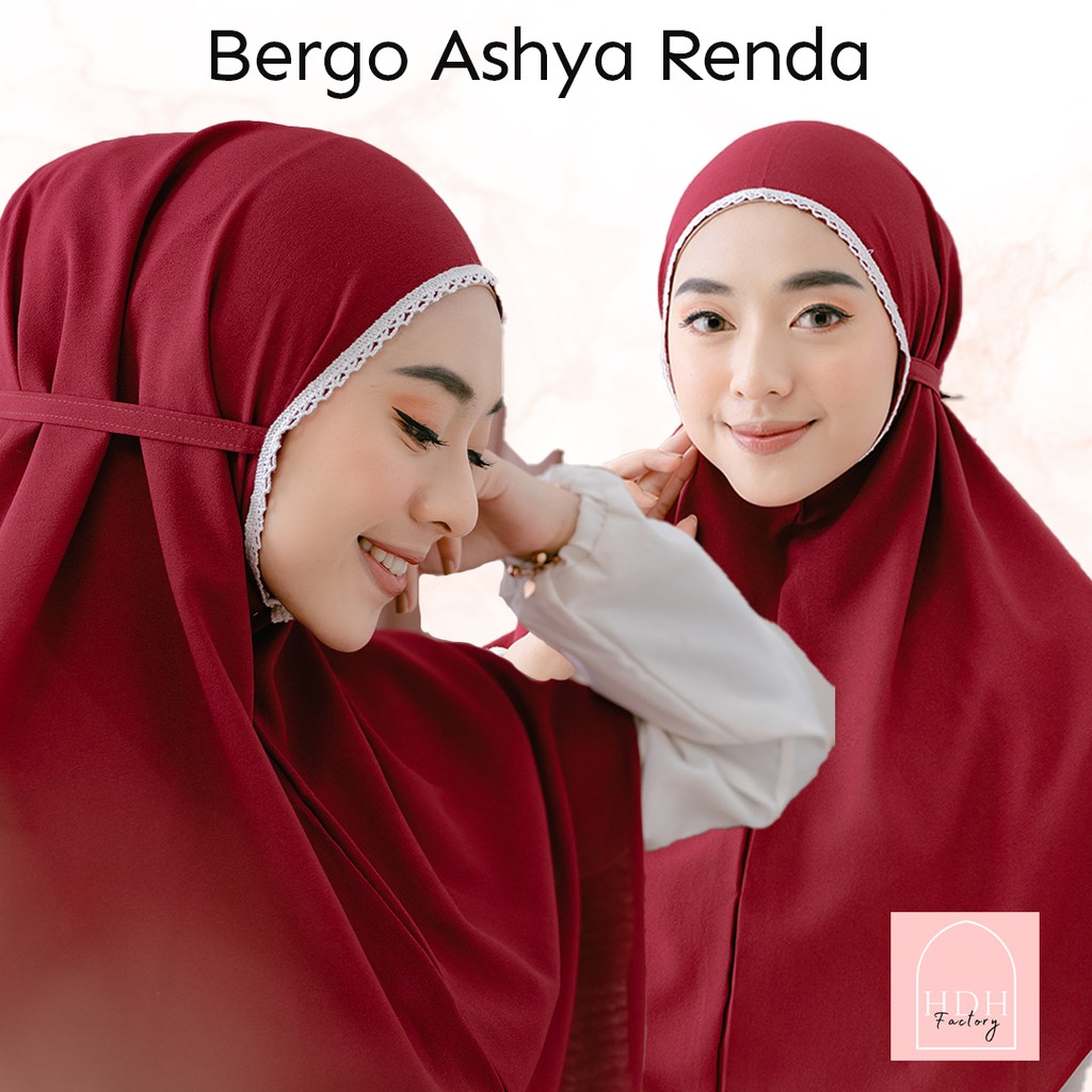 HIJAB INSTANT BERGO ASHYA RENDA
