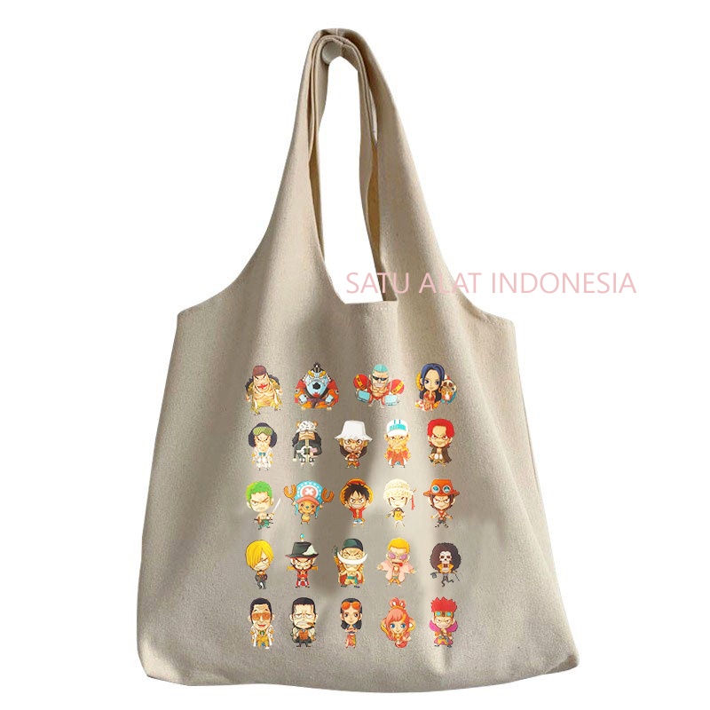 ANIME TOTEBAG 3.0 BESAR 100% CANVAS ORIGINAL ANIME GUNDAM KARTUN TOTE BAG VINTAGE 8899 BIG CANVAS BAG TAS KANVAS