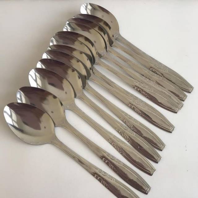 Sendok Stainless / Sendok Makan / Sendok 18gr Murah / Sendok isi 12 pcs / Spoon