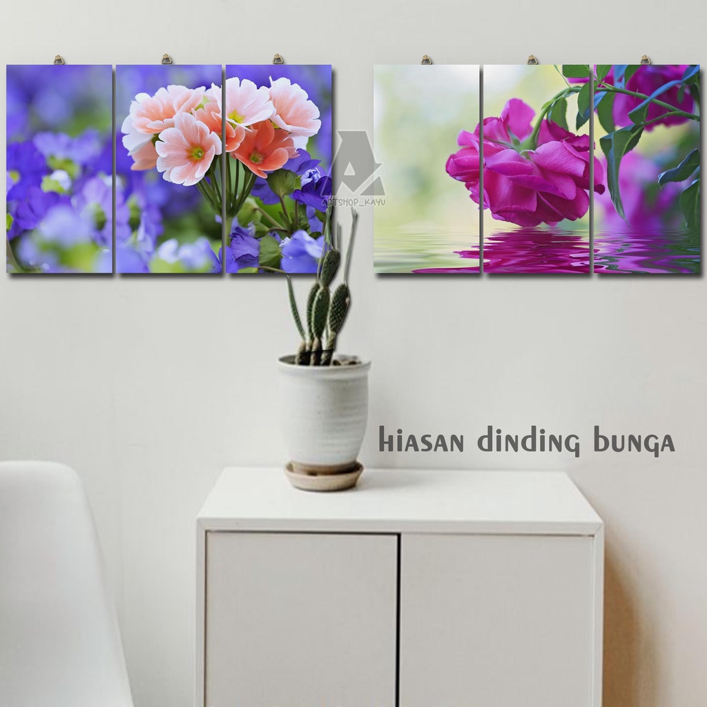 Hiasan dinding BUNGA | FLOWERS | ROSE | pajangan rumah pajangan Dekorasi dinding WALLDECOR