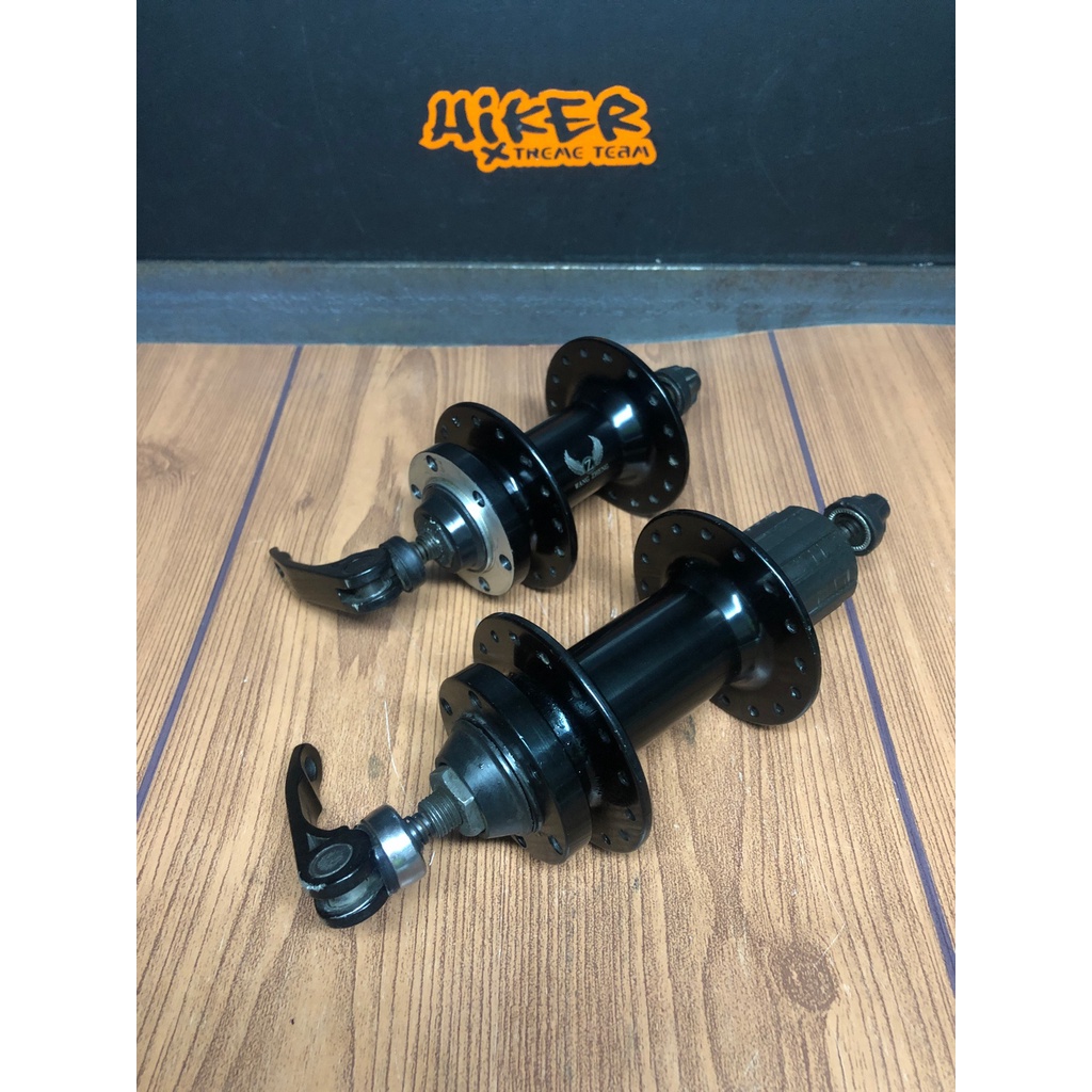 hub freehub QR mtb seli sepeda lipat wang zheng 32hole sixbolt bekas