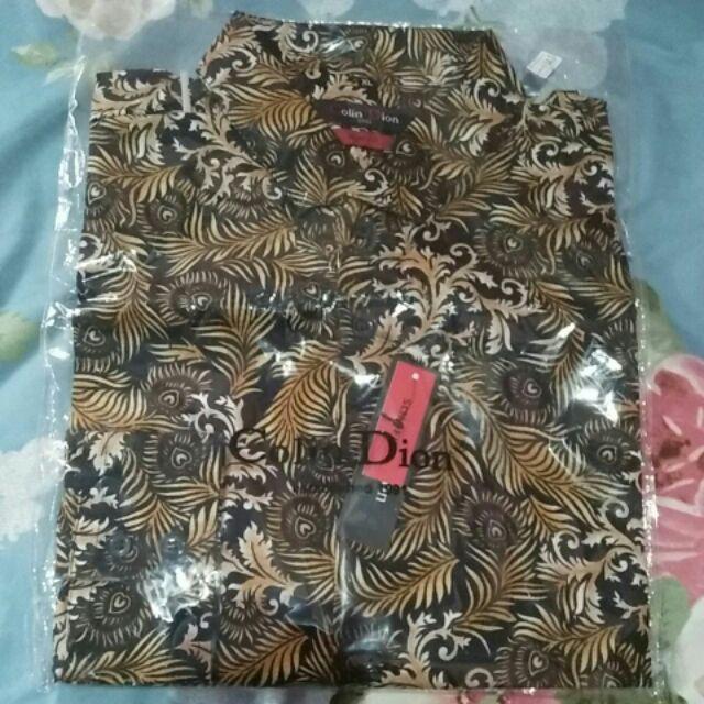 Kemeja Batik Pria Slim Fit Modern Mewah Lengan Panjang Lb105