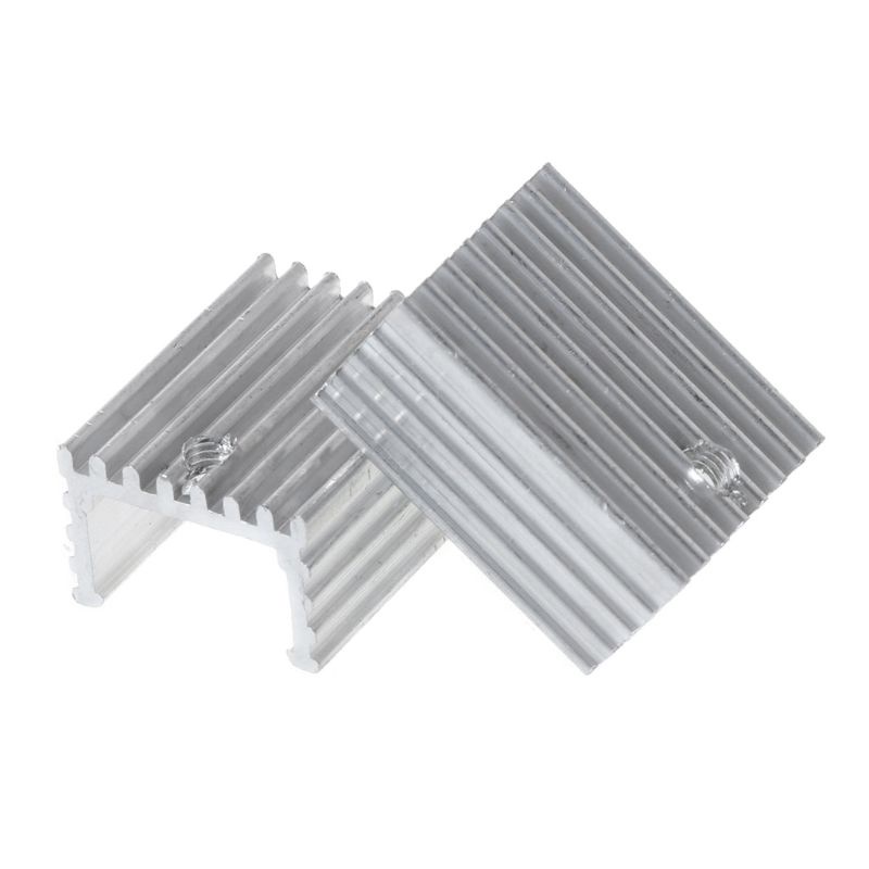 Bt 10pcs 20x15x10MM Aluminium TO-220 Heatsink Ke 220 Heat Sink Transistor Radiator TO220 Pendingin Cooling Pad