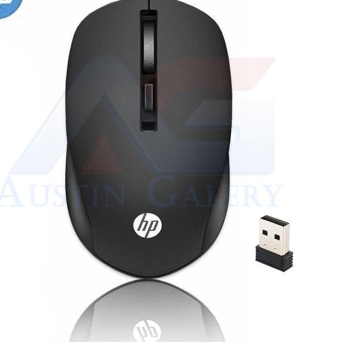 ❇ Mouse Wireless HP S1000 Plus 1600DPI / Wireless Mouse / Mouse Komputer ♦