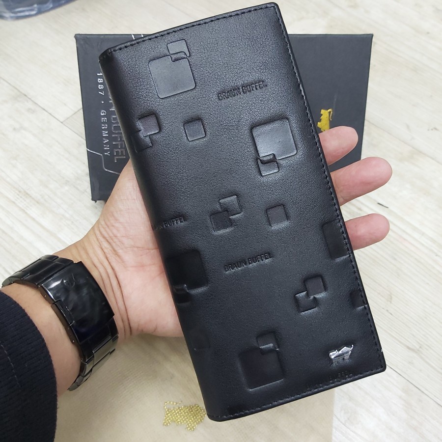 dompet kulit braun buffel - dompet panjang pria kulit asli - Dompet