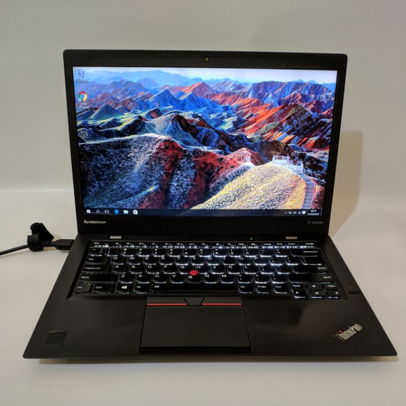 laptop ultrabook lenovo thinkpad x1 carbon - core i5 5200u - ram 8gb ssd 256gb