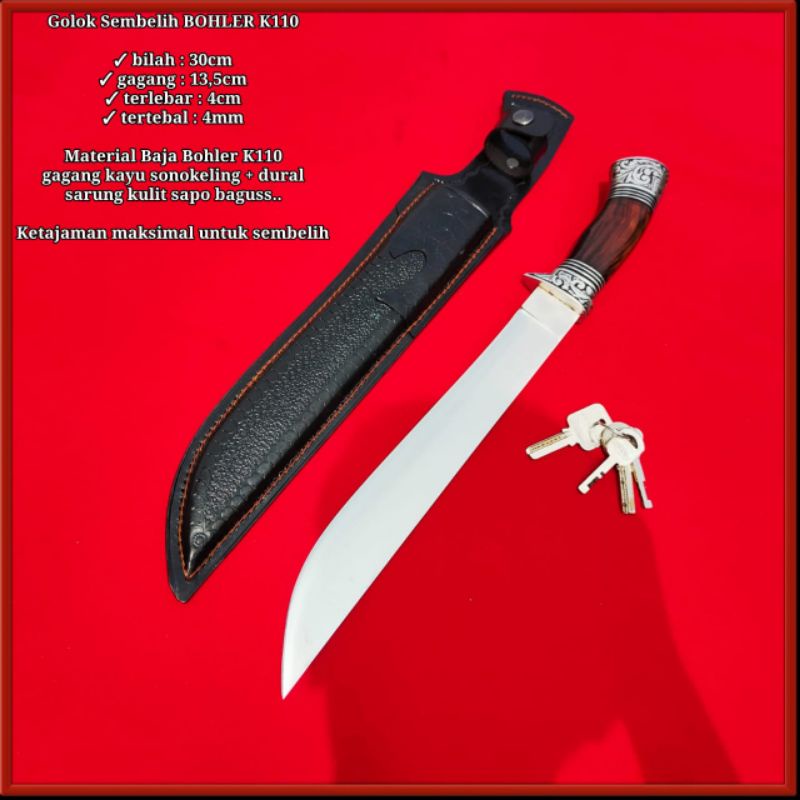 PISAU SEMBELIH SUPER TAJAM BOHLER K110