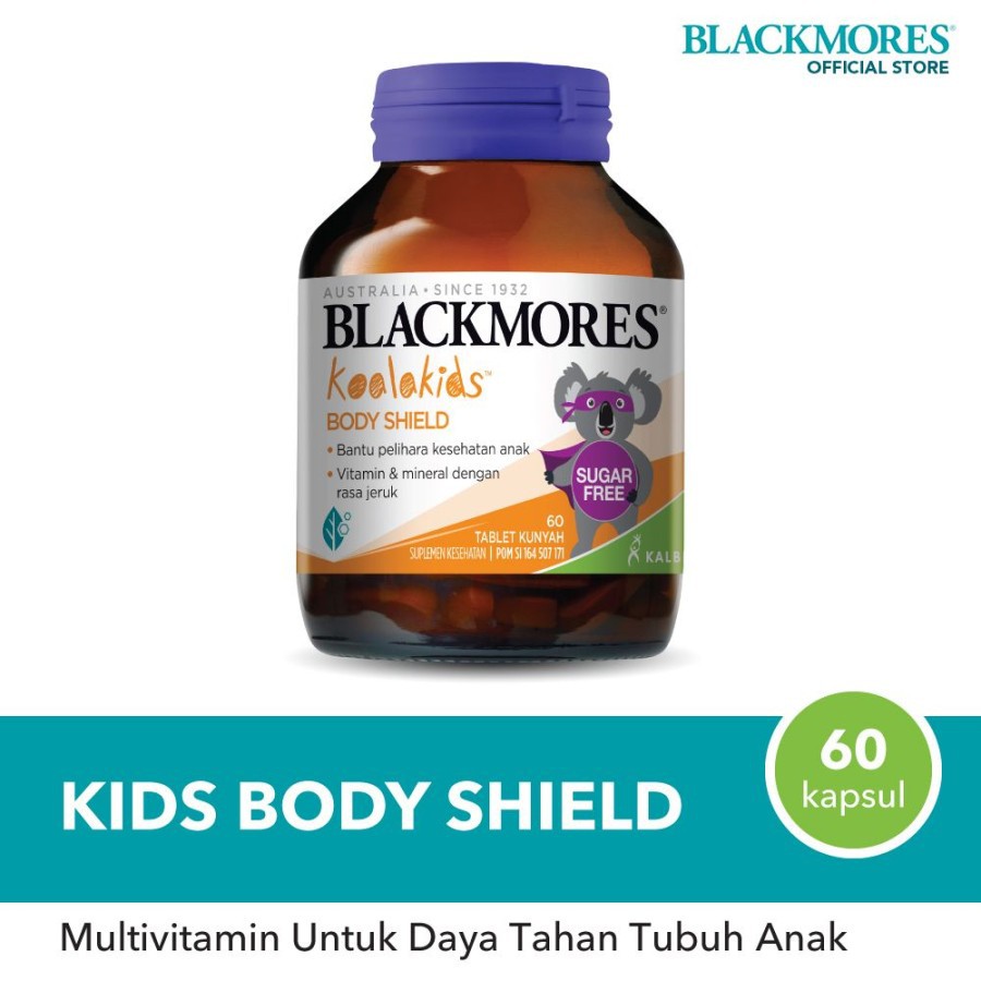 Makassar ! Blackmores Koala Kids Body Shield ( 60 )